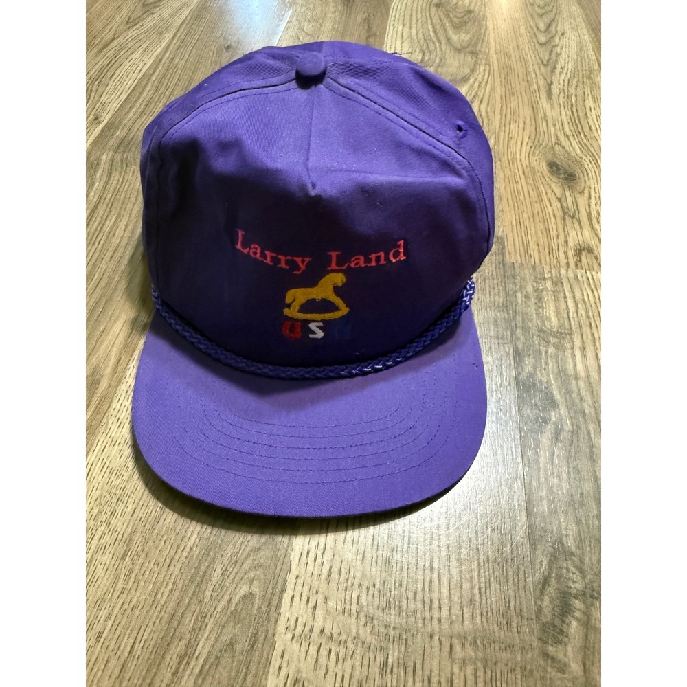 Larry Land USA Unisex Size OS Purple Trucker Hat Larry Land USA Rocking Horse